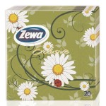 Салфетки, Zewa (Зева) р. 33смх33см 20 шт Эксклюзив божьи коровки трехслойные
