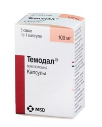 Темодал капс. 100 мг 5 шт.