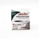 Пластырь фиксирующий, Silkofix (Силкофикс) р. 4смх500см 1 шт на тканевой основе