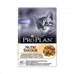 Влажный корм, Proplan (Проплан) 85 г джуниор для котят с курицей в желе пауч